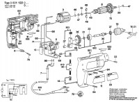 Bosch 0 601 122 842 Drill Spare Parts
